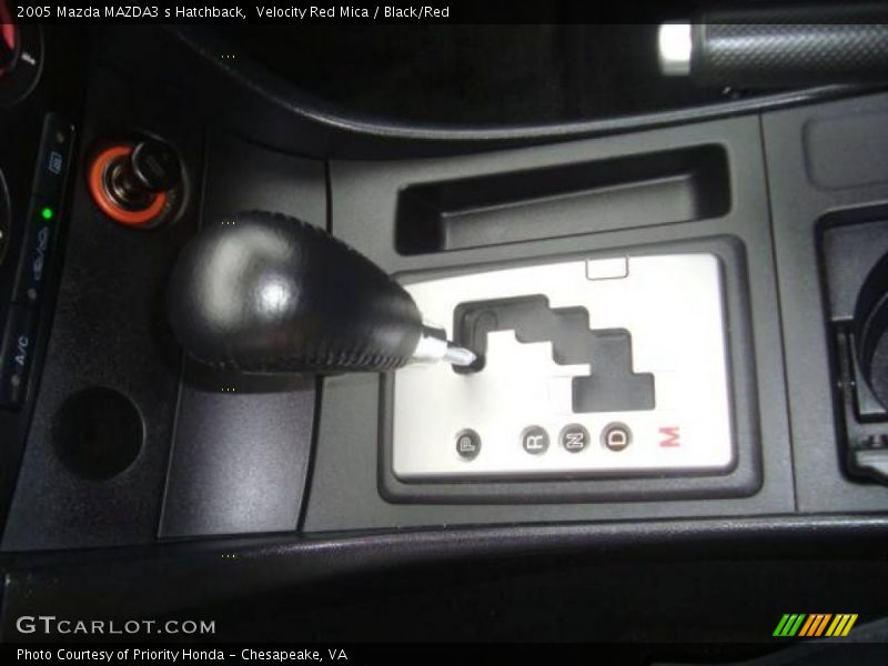 Velocity Red Mica / Black/Red 2005 Mazda MAZDA3 s Hatchback