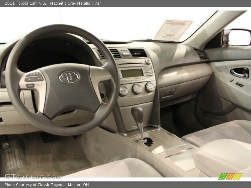 Magnetic Gray Metallic / Ash 2011 Toyota Camry LE