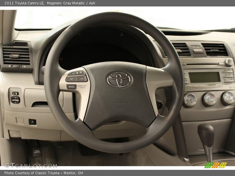 Magnetic Gray Metallic / Ash 2011 Toyota Camry LE