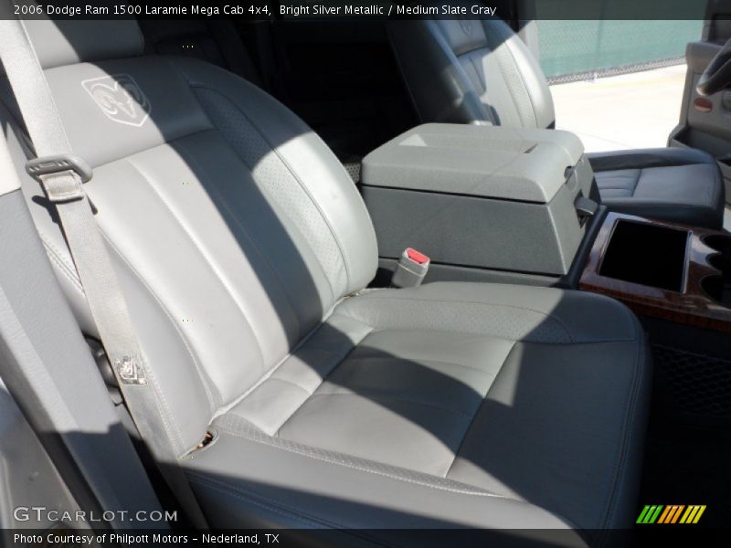 Bright Silver Metallic / Medium Slate Gray 2006 Dodge Ram 1500 Laramie Mega Cab 4x4