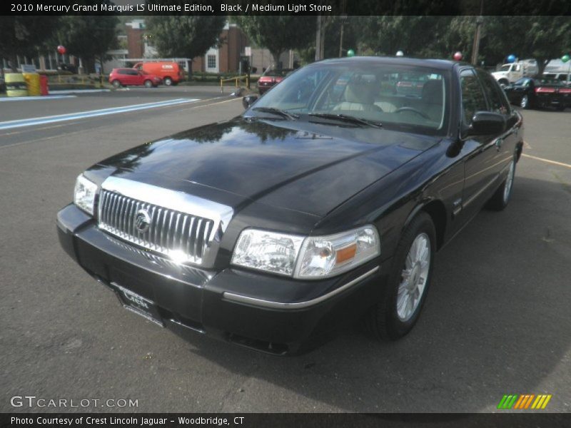 Black / Medium Light Stone 2010 Mercury Grand Marquis LS Ultimate Edition