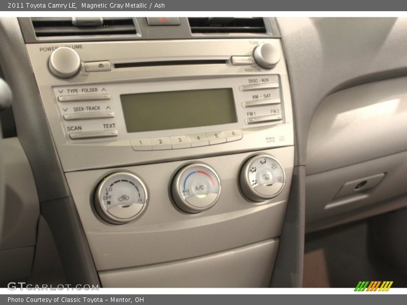 Magnetic Gray Metallic / Ash 2011 Toyota Camry LE