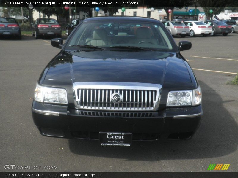 Black / Medium Light Stone 2010 Mercury Grand Marquis LS Ultimate Edition