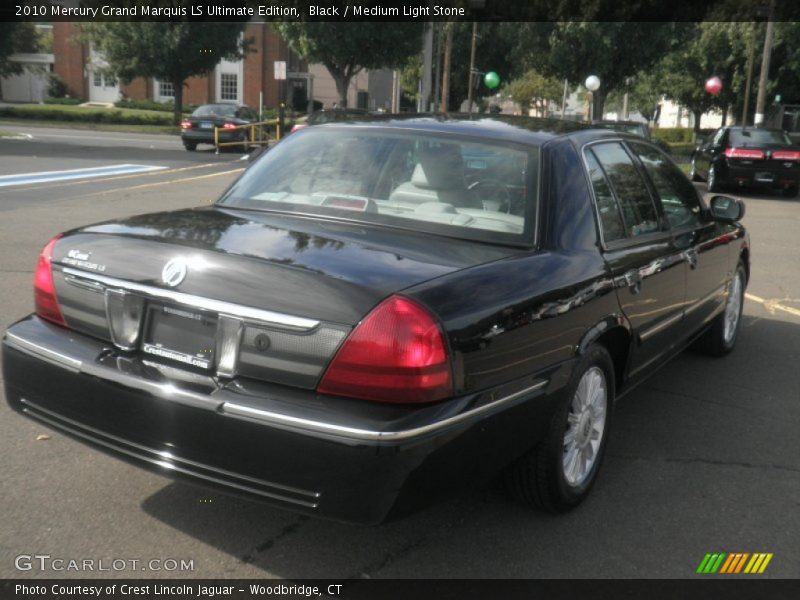 Black / Medium Light Stone 2010 Mercury Grand Marquis LS Ultimate Edition