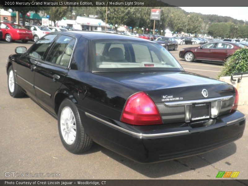 Black / Medium Light Stone 2010 Mercury Grand Marquis LS Ultimate Edition