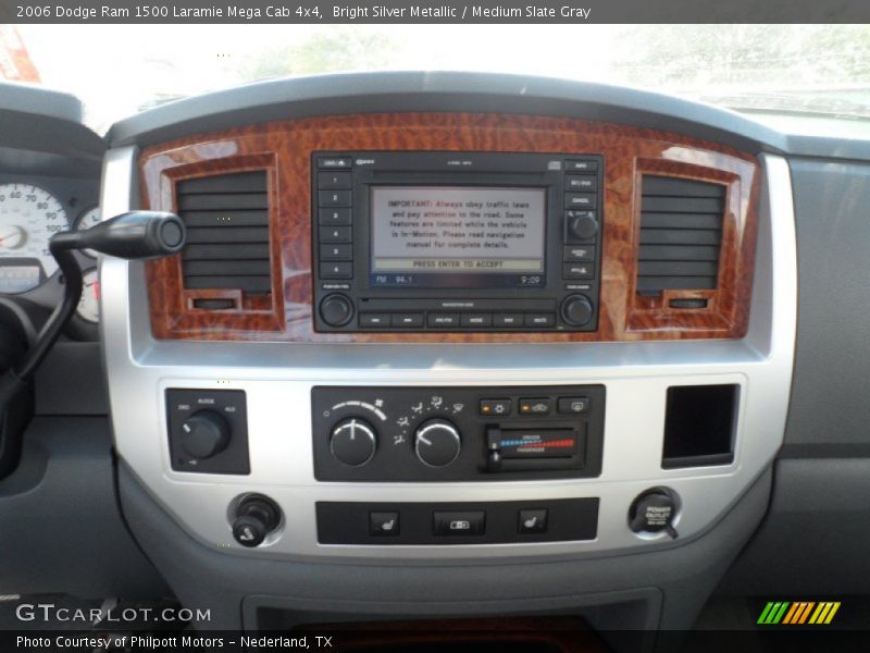 Bright Silver Metallic / Medium Slate Gray 2006 Dodge Ram 1500 Laramie Mega Cab 4x4
