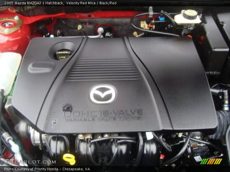 Velocity Red Mica / Black/Red 2005 Mazda MAZDA3 s Hatchback