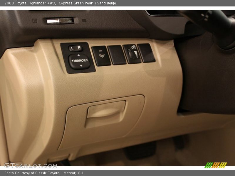 Cypress Green Pearl / Sand Beige 2008 Toyota Highlander 4WD