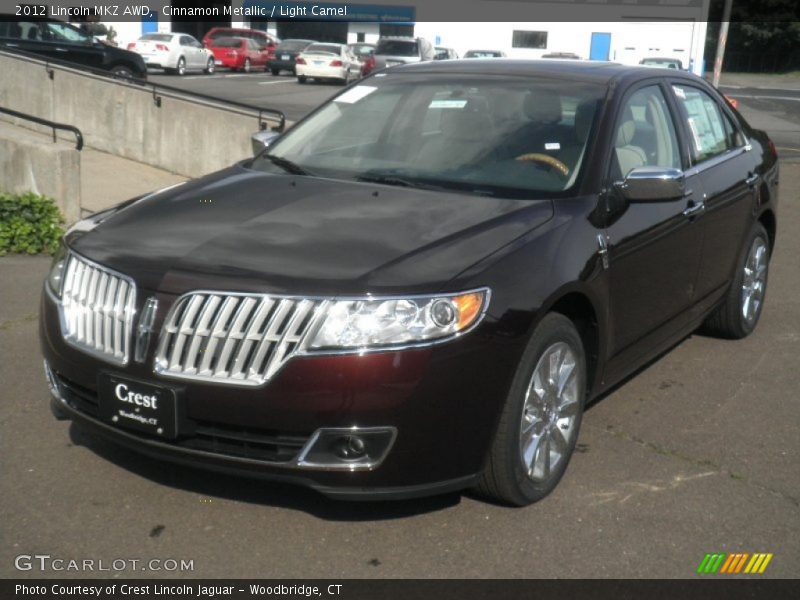 Cinnamon Metallic / Light Camel 2012 Lincoln MKZ AWD