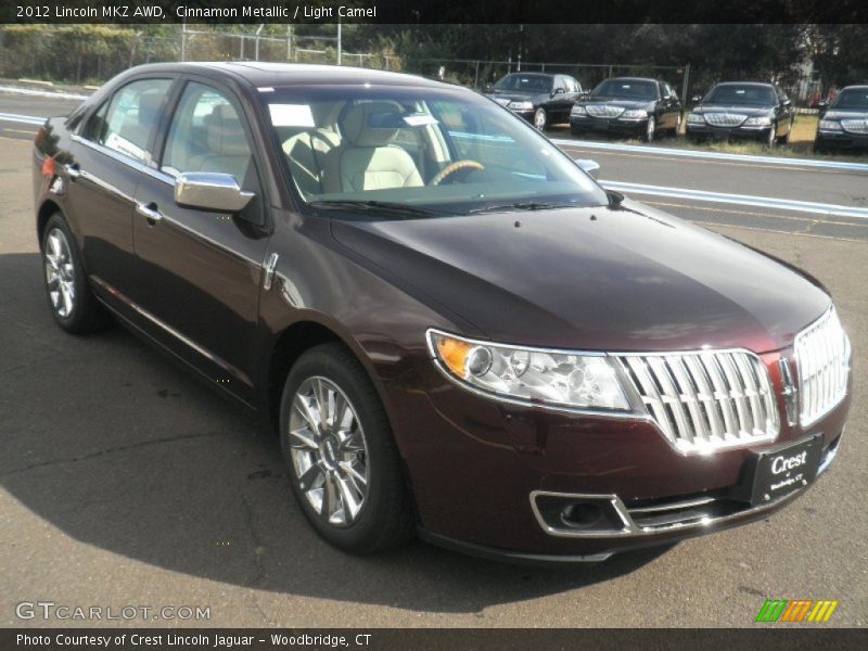 Cinnamon Metallic / Light Camel 2012 Lincoln MKZ AWD