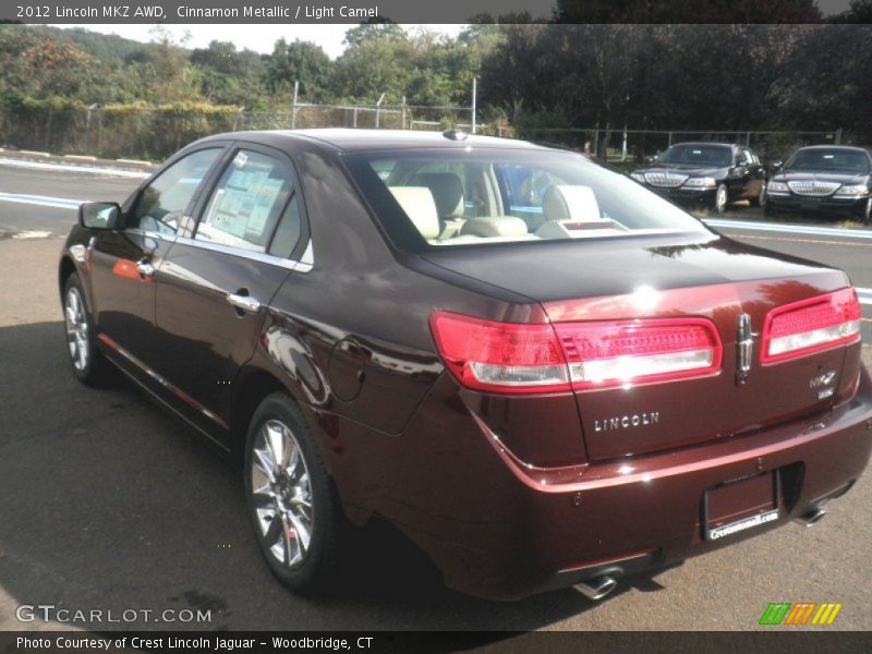 Cinnamon Metallic / Light Camel 2012 Lincoln MKZ AWD