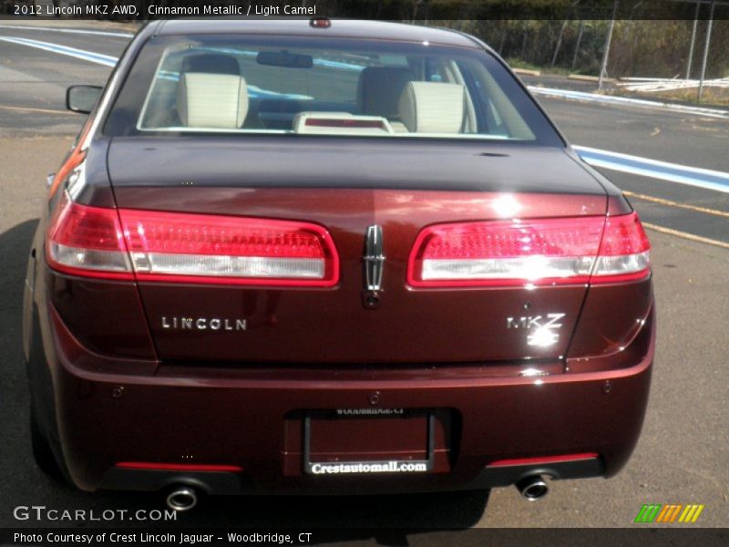 Cinnamon Metallic / Light Camel 2012 Lincoln MKZ AWD