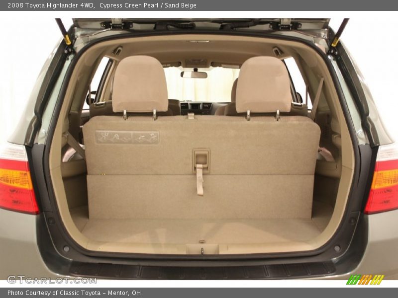 Cypress Green Pearl / Sand Beige 2008 Toyota Highlander 4WD