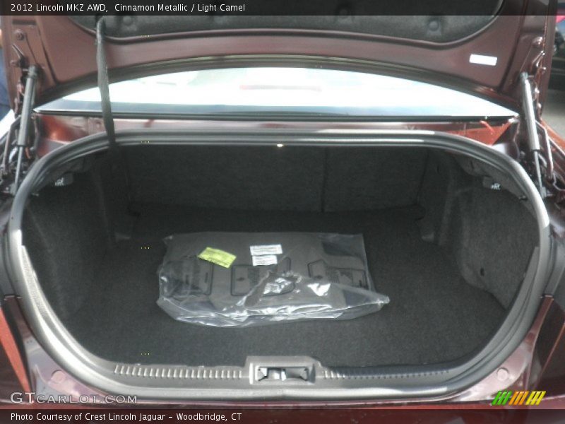  2012 MKZ AWD Trunk