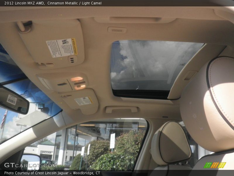 Cinnamon Metallic / Light Camel 2012 Lincoln MKZ AWD
