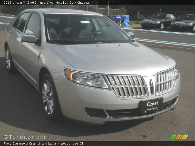 Ingot Silver Metallic / Dark Charcoal 2012 Lincoln MKZ AWD