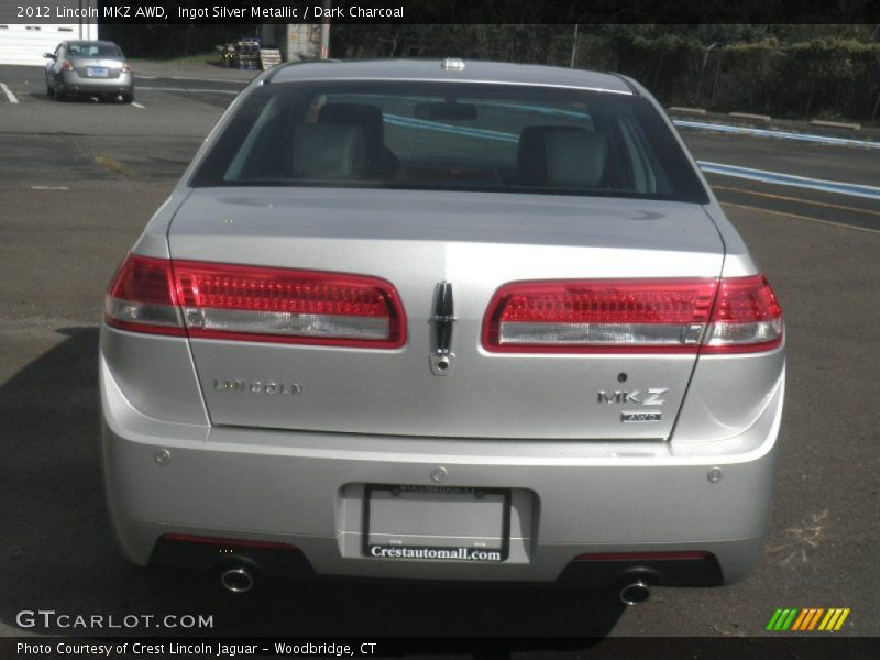Ingot Silver Metallic / Dark Charcoal 2012 Lincoln MKZ AWD