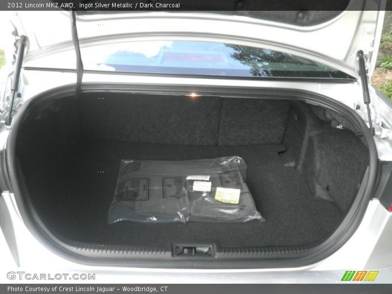 Ingot Silver Metallic / Dark Charcoal 2012 Lincoln MKZ AWD