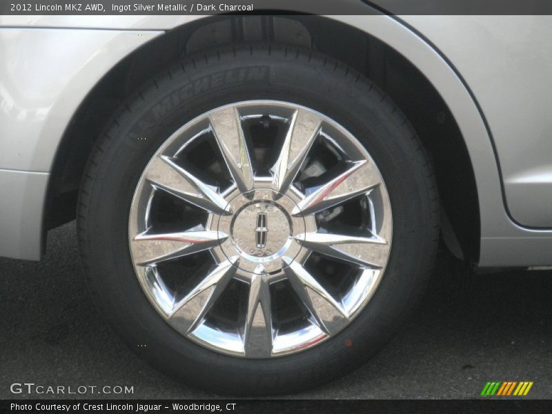 Ingot Silver Metallic / Dark Charcoal 2012 Lincoln MKZ AWD
