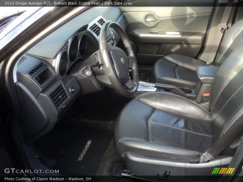 Brilliant Black Crystal Pearl / Dark Slate Gray 2010 Dodge Avenger R/T