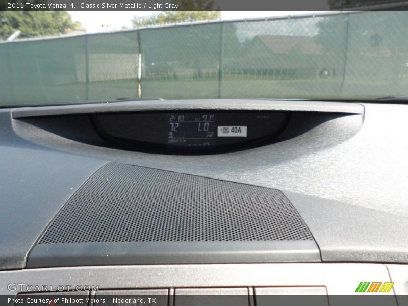 Classic Silver Metallic / Light Gray 2011 Toyota Venza I4