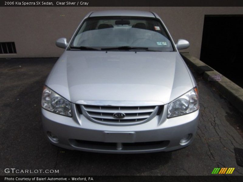 Clear Silver / Gray 2006 Kia Spectra SX Sedan