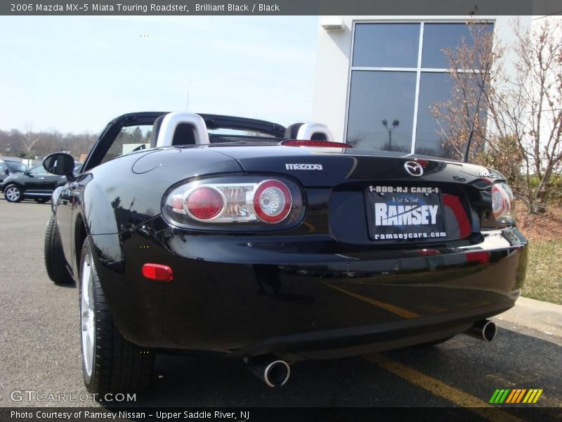 Brilliant Black / Black 2006 Mazda MX-5 Miata Touring Roadster