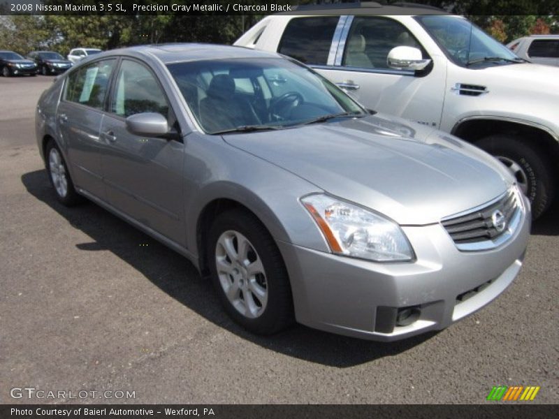 Precision Gray Metallic / Charcoal Black 2008 Nissan Maxima 3.5 SL