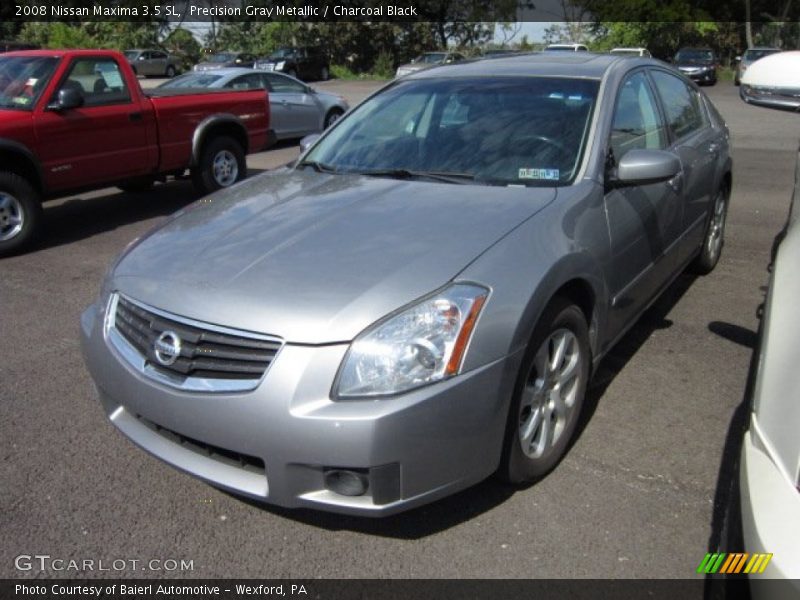 Precision Gray Metallic / Charcoal Black 2008 Nissan Maxima 3.5 SL