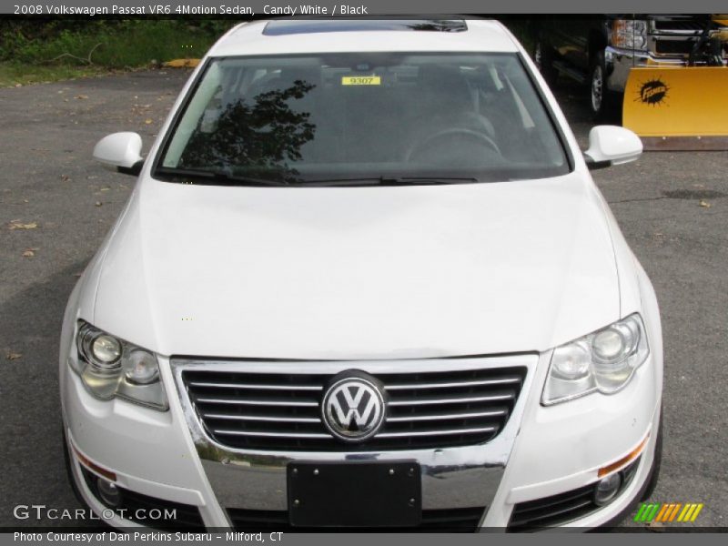 Candy White / Black 2008 Volkswagen Passat VR6 4Motion Sedan