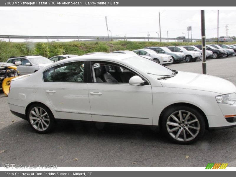 Candy White / Black 2008 Volkswagen Passat VR6 4Motion Sedan