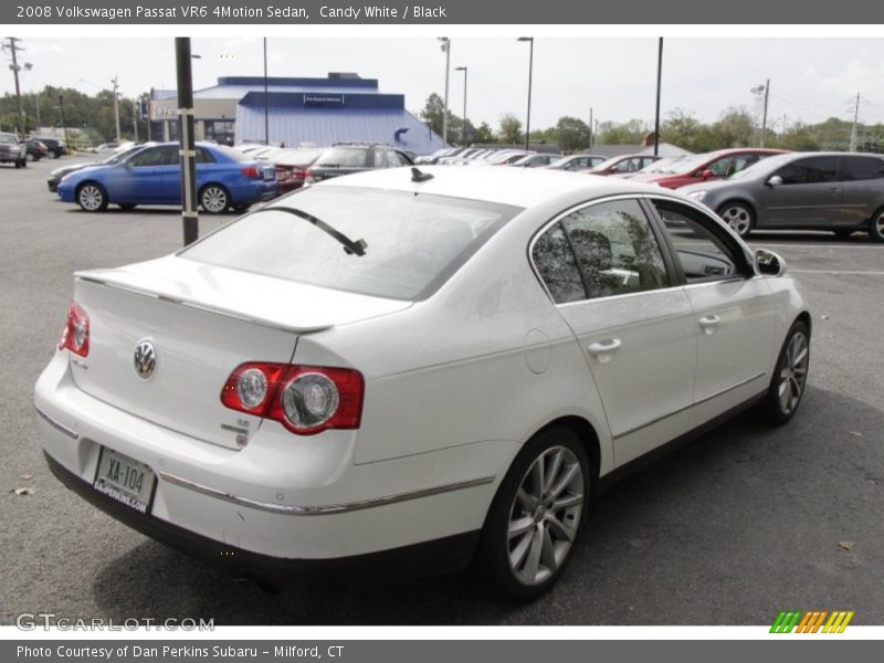 Candy White / Black 2008 Volkswagen Passat VR6 4Motion Sedan