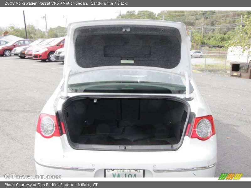 Candy White / Black 2008 Volkswagen Passat VR6 4Motion Sedan