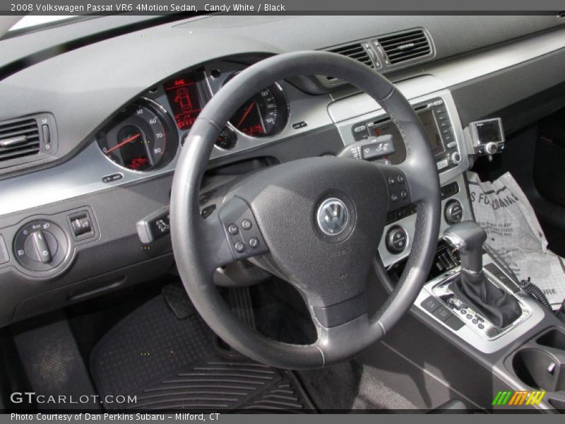  2008 Passat VR6 4Motion Sedan Black Interior