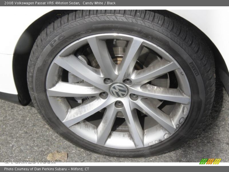 Candy White / Black 2008 Volkswagen Passat VR6 4Motion Sedan