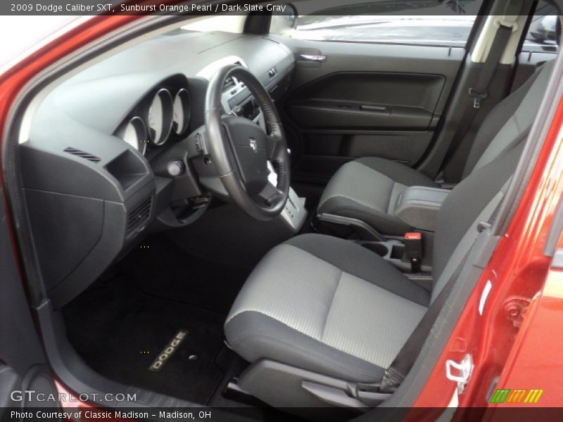 Sunburst Orange Pearl / Dark Slate Gray 2009 Dodge Caliber SXT