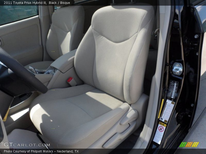Black / Bisque 2011 Toyota Prius Hybrid III