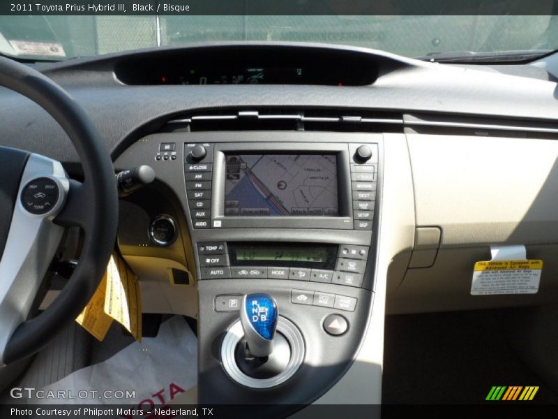 Black / Bisque 2011 Toyota Prius Hybrid III