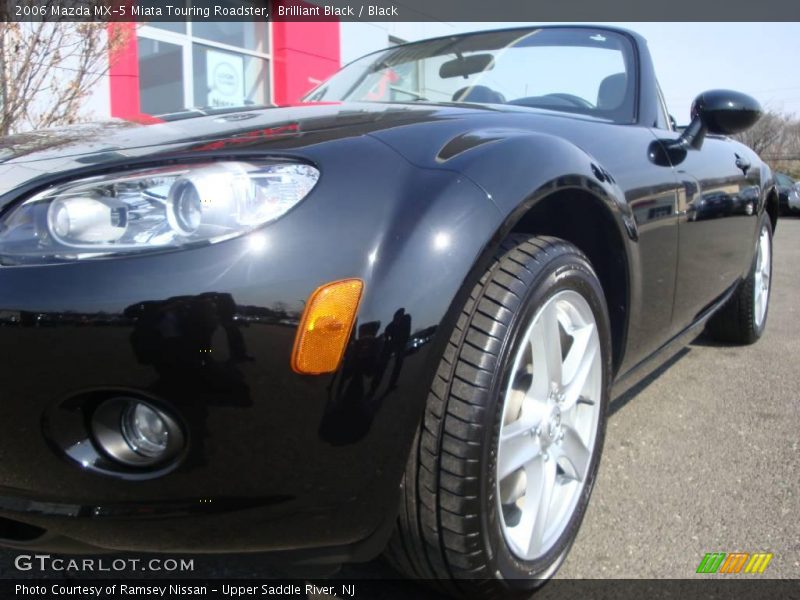 Brilliant Black / Black 2006 Mazda MX-5 Miata Touring Roadster