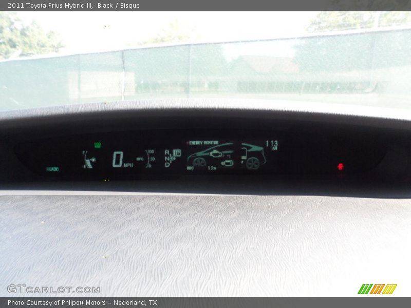 Black / Bisque 2011 Toyota Prius Hybrid III