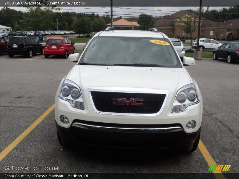 Summit White / Ebony 2008 GMC Acadia SLT