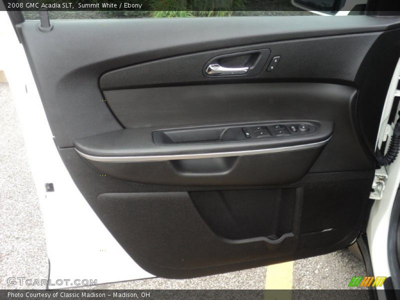 Summit White / Ebony 2008 GMC Acadia SLT