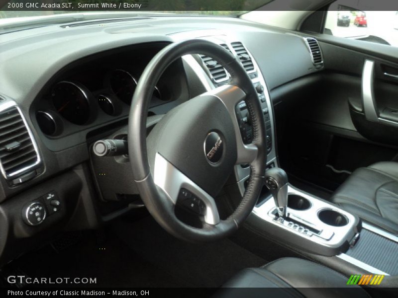 Summit White / Ebony 2008 GMC Acadia SLT