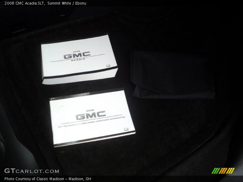 Summit White / Ebony 2008 GMC Acadia SLT