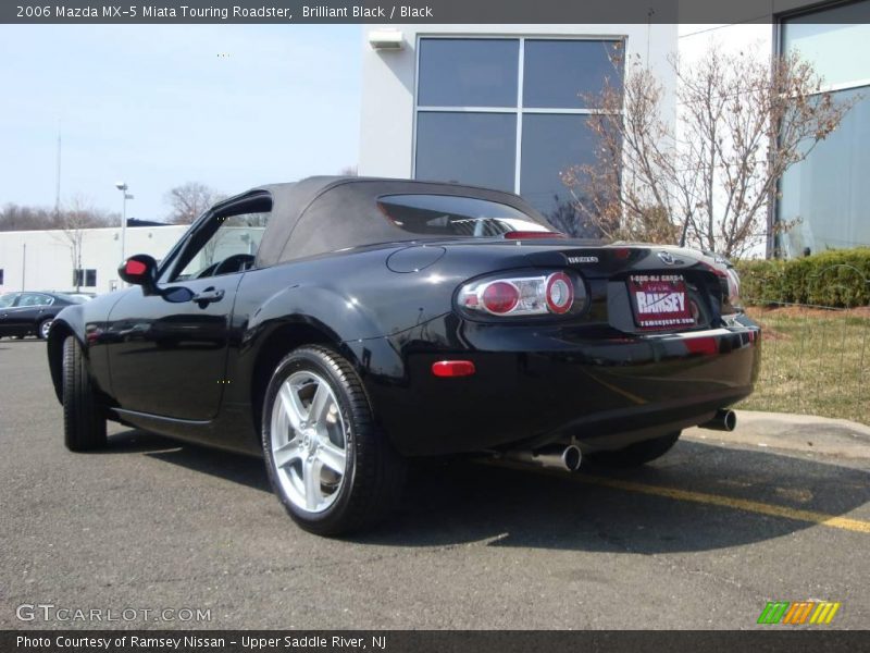 Brilliant Black / Black 2006 Mazda MX-5 Miata Touring Roadster