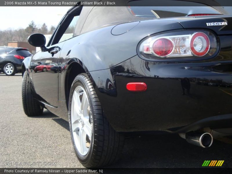 Brilliant Black / Black 2006 Mazda MX-5 Miata Touring Roadster