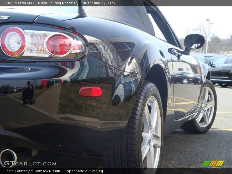 Brilliant Black / Black 2006 Mazda MX-5 Miata Touring Roadster