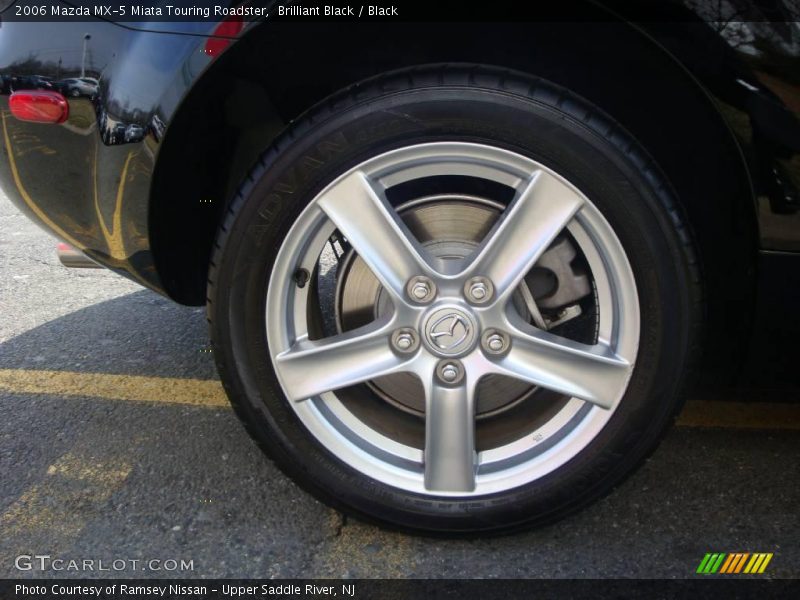 Brilliant Black / Black 2006 Mazda MX-5 Miata Touring Roadster