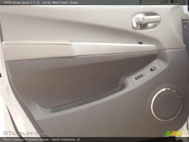 Nordic White Pearl / Beige 2008 Nissan Quest 3.5 SE