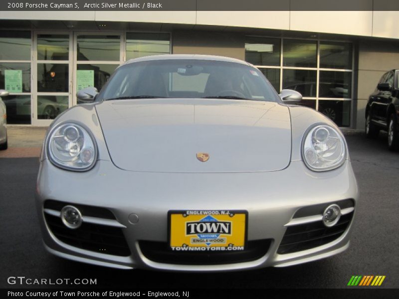 Arctic Silver Metallic / Black 2008 Porsche Cayman S